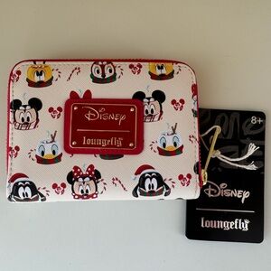 Loungefly Disney Hot Cocoa Mugs AOP Zip Around Wallet